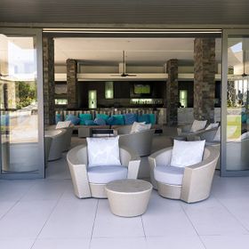 Verflieste Terrasse